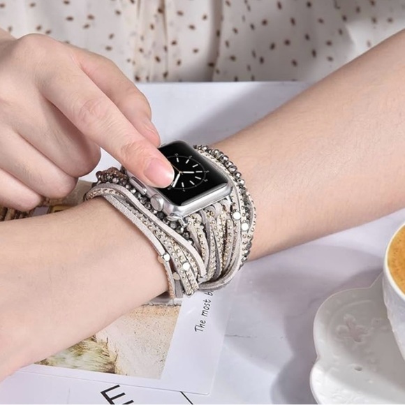 ⌚️🍏🚹🚺V-MORO Compatible with Series 8/7 Apple Watch 40-42mm Bands Multi-layer - Picture 7 of 8